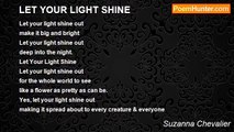 Suzanna Chevalier - LET YOUR LIGHT SHINE