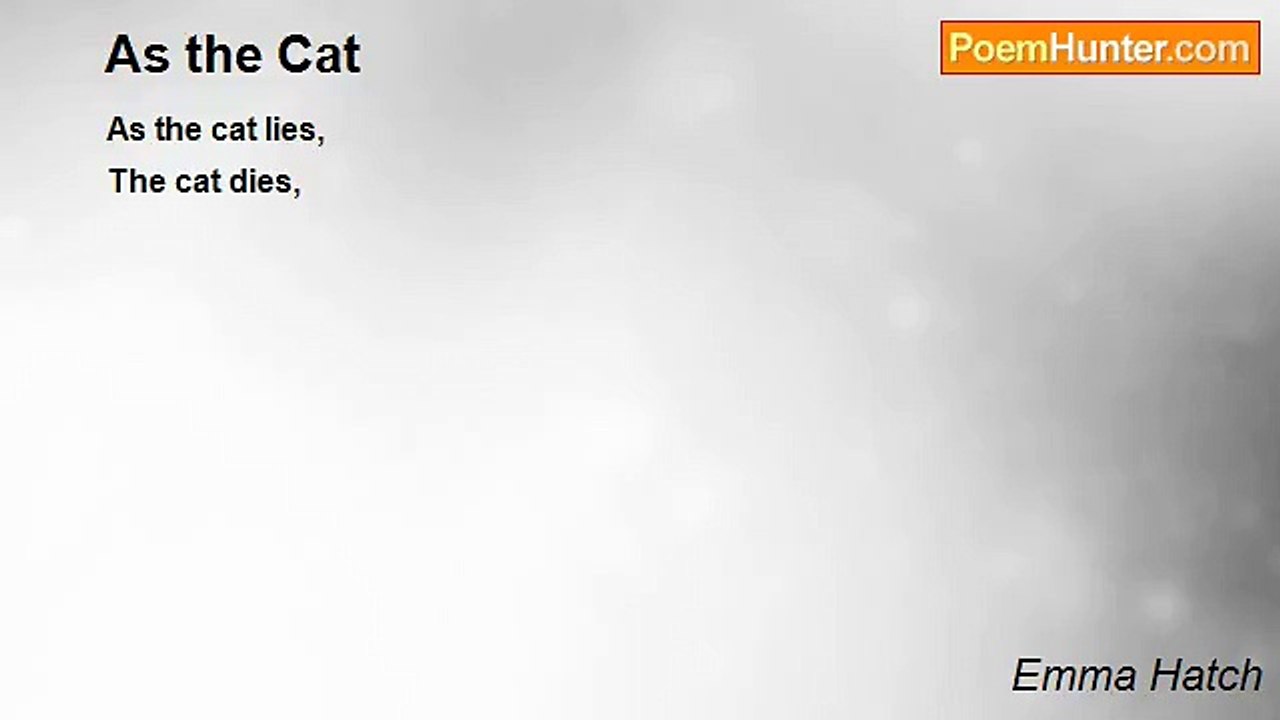 Emma Hatch - As the Cat