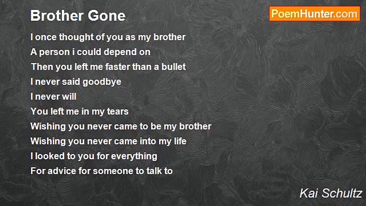 Kai Schultz - Brother Gone