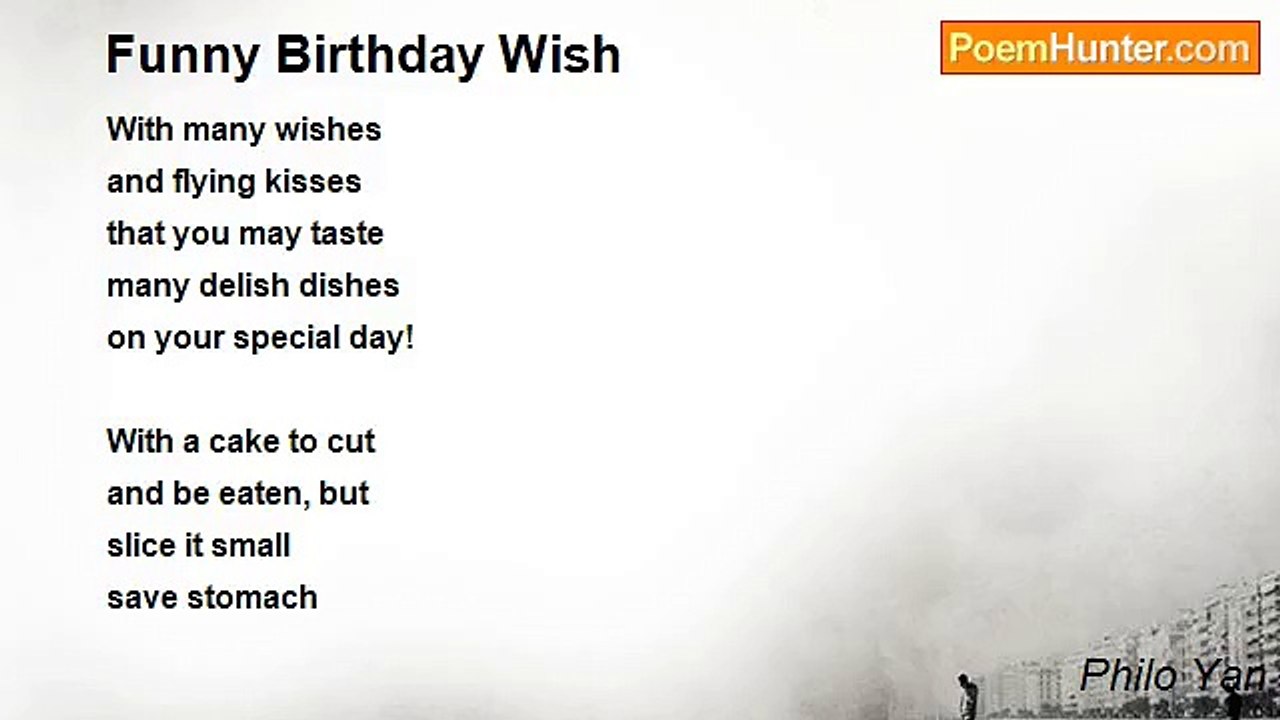 Philo Yan - Funny Birthday Wish