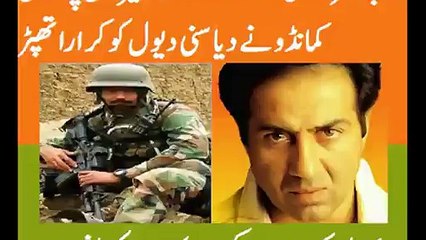 Pakistani commando slaps Sunny Deol
