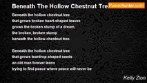 Kelly Zion - Beneath The Hollow Chestnut Tree