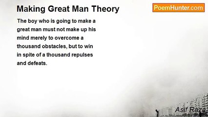 Asif Raza - Making Great Man Theory
