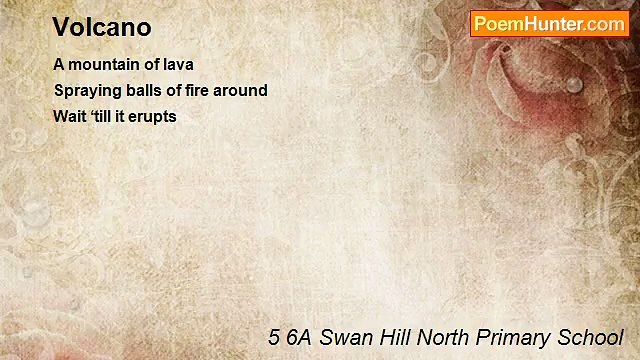 5 6A Swan Hill North Primary School - Volcano