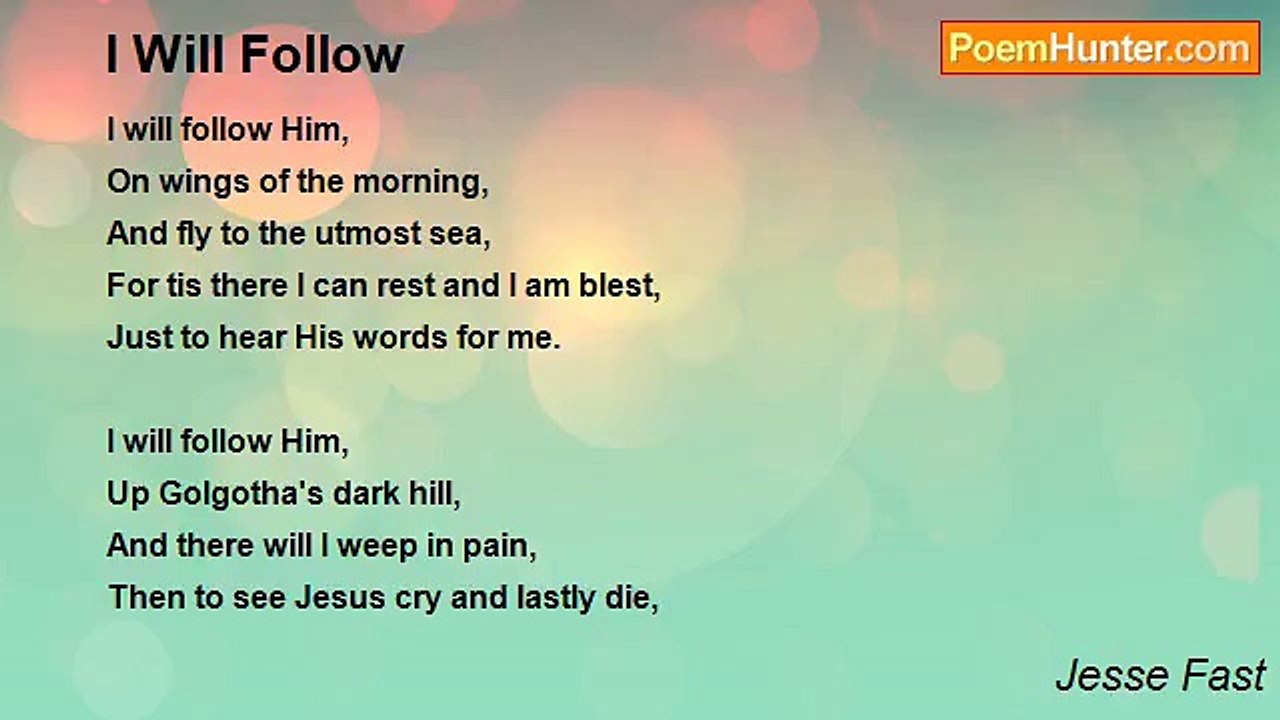 Jesse Fast - I Will Follow