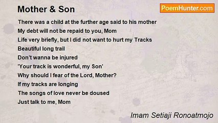 Imam Setiaji Ronoatmojo - Mother & Son