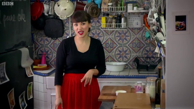 Little Paris Kitchen - Learn how to make savoury Cake with Goats Cheese and Prunes in the smallest restaurant in Paris- BBC Food (2013)