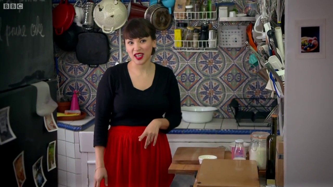 Little Paris Kitchen - Learn how to make savoury Cake with Goats Cheese and Prunes in the smallest restaurant in Paris-  BBC Food (2013)