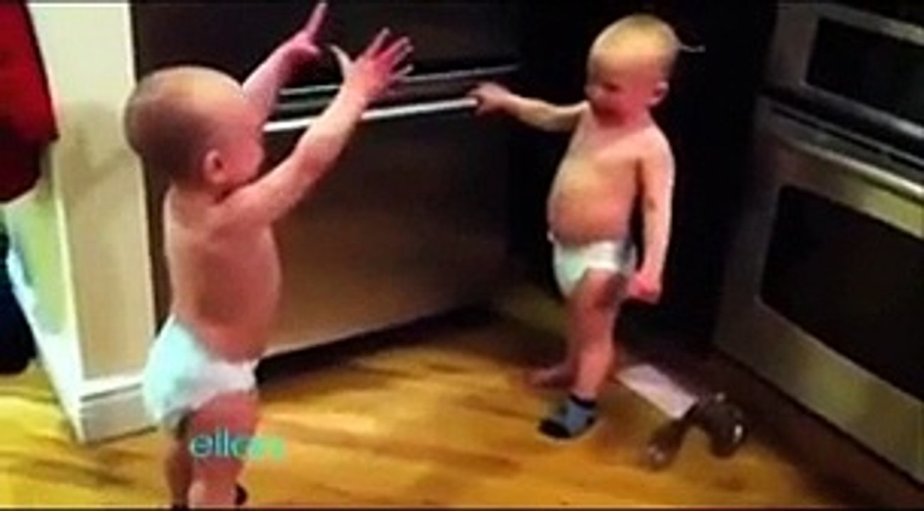Funny baby dance