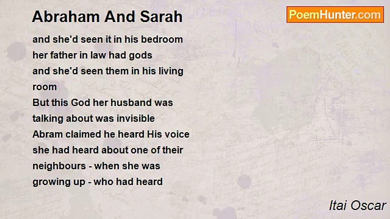 Itai Oscar - Abraham And Sarah