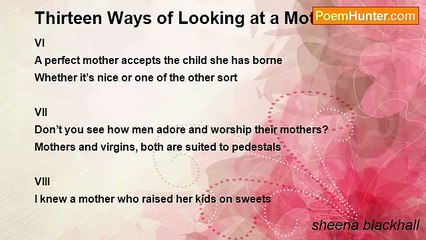 sheena blackhall - Thirteen Ways of Looking at a Mother