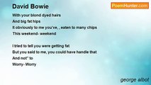 george albot - David Bowie