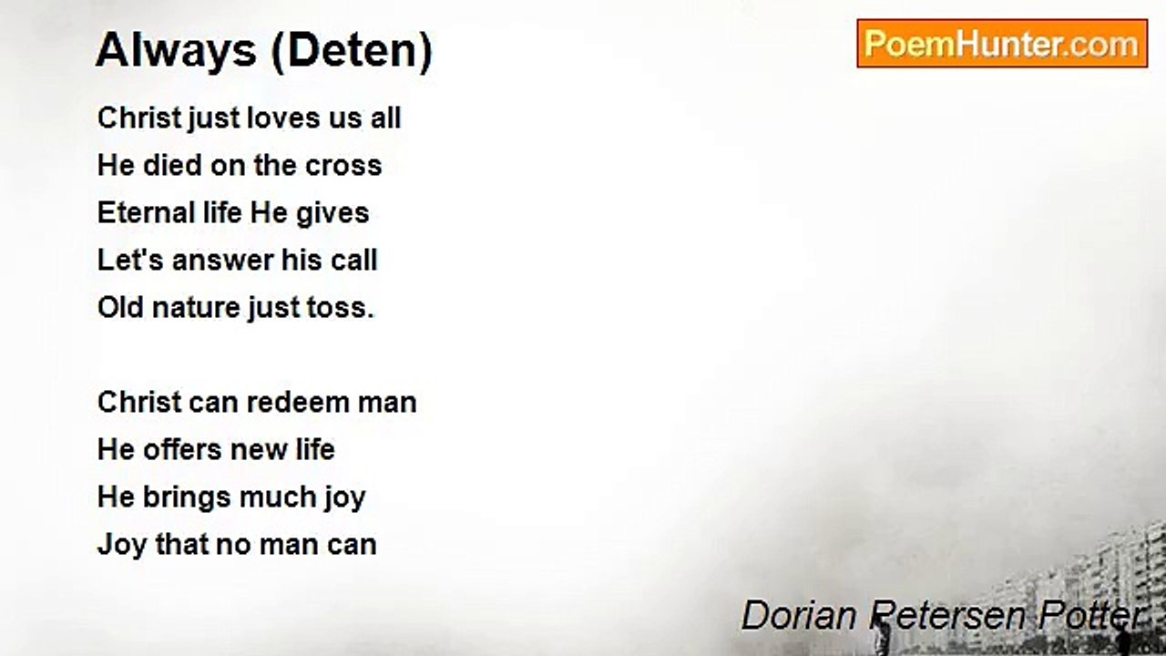 Dorian Petersen Potter - Always (Deten)