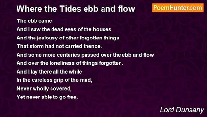 Lord Dunsany - Where the Tides ebb and flow