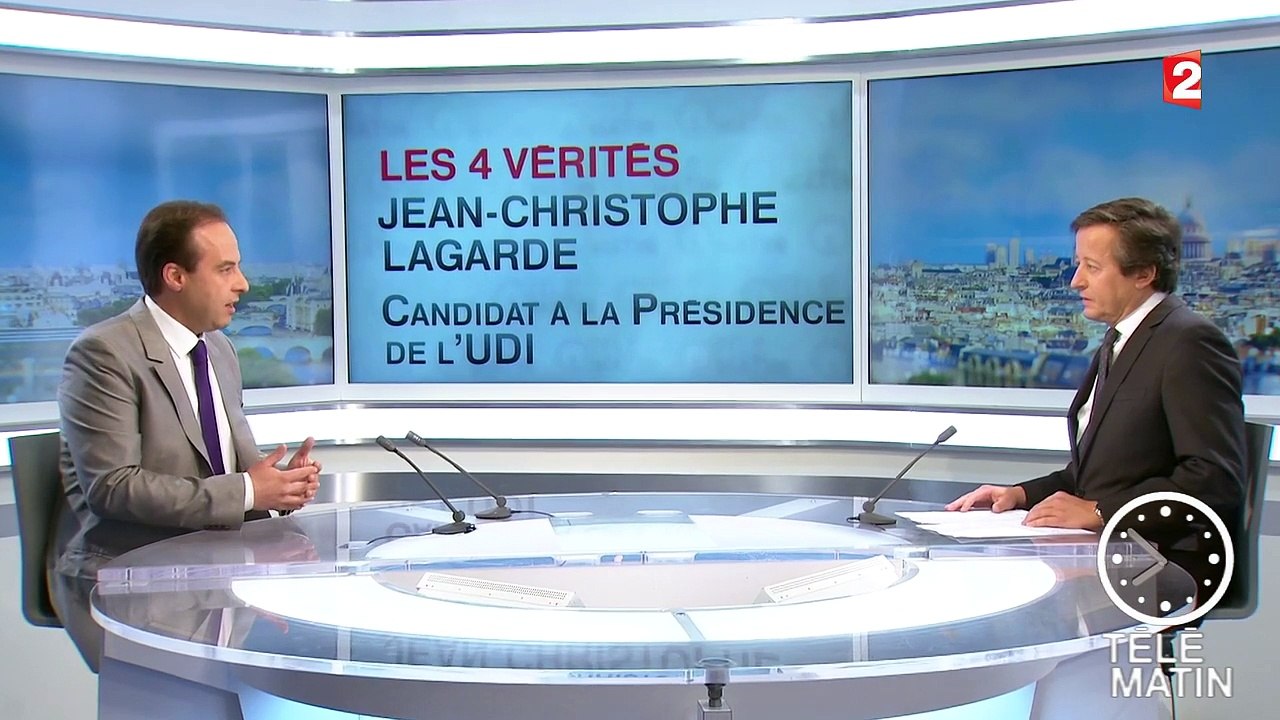 4 Vérités : Jean-Christophe Lagarde, candidat à la présidence de l'UDI