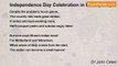Dr John Celes - Independence Day Celebration in India (67th)