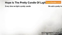 MOHAMMAD SKATI - Hope Is The Pretty Candle Of Lıght