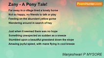 Manjeshwari P MYSORE - Zany - A Pony Tale!
