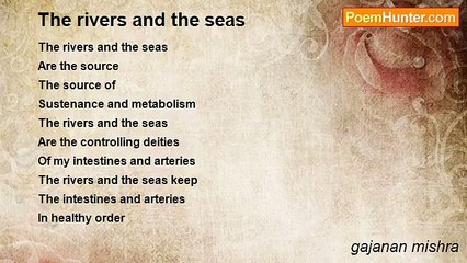 gajanan mishra - The rivers and the seas