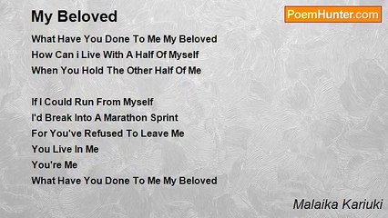 Malaika Kariuki - My Beloved