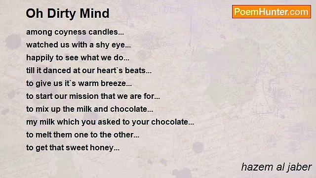 hazem al jaber - Oh Dirty Mind
