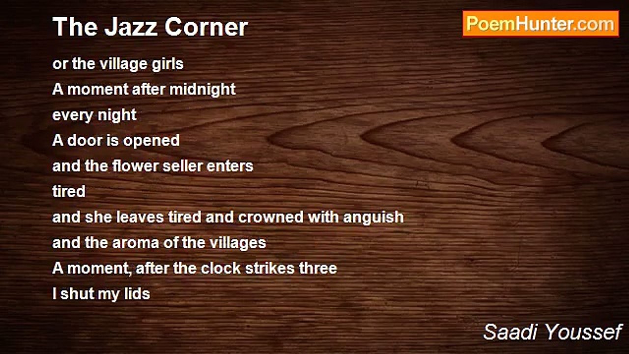 Saadi Youssef - The Jazz Corner