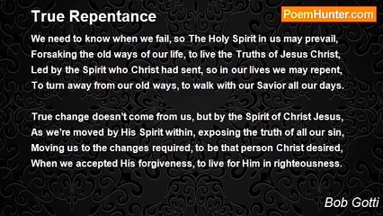 Bob Gotti - True Repentance