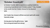 Roxanne Dubarry - 'October Country#2'