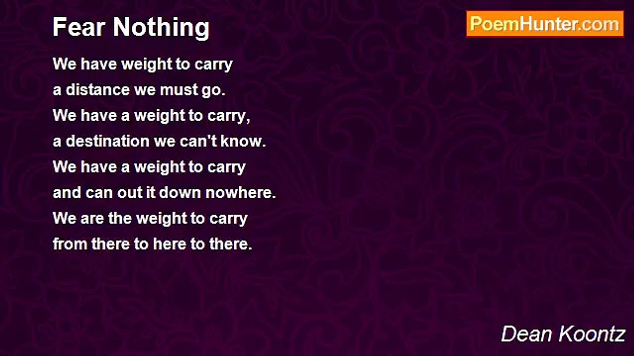Dean Koontz - Fear Nothing