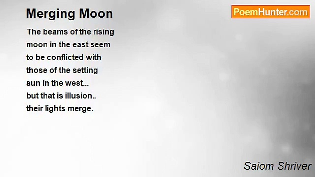 Saiom Shriver - Merging Moon