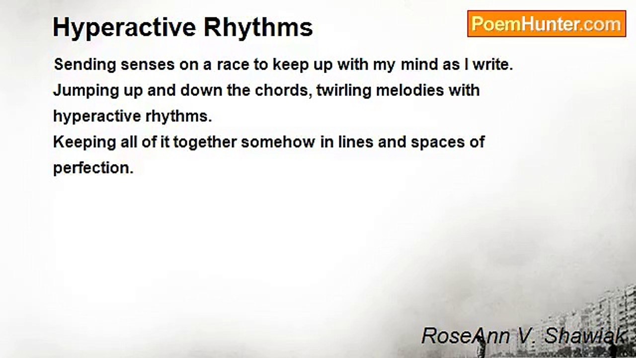 RoseAnn V. Shawiak - Hyperactive Rhythms