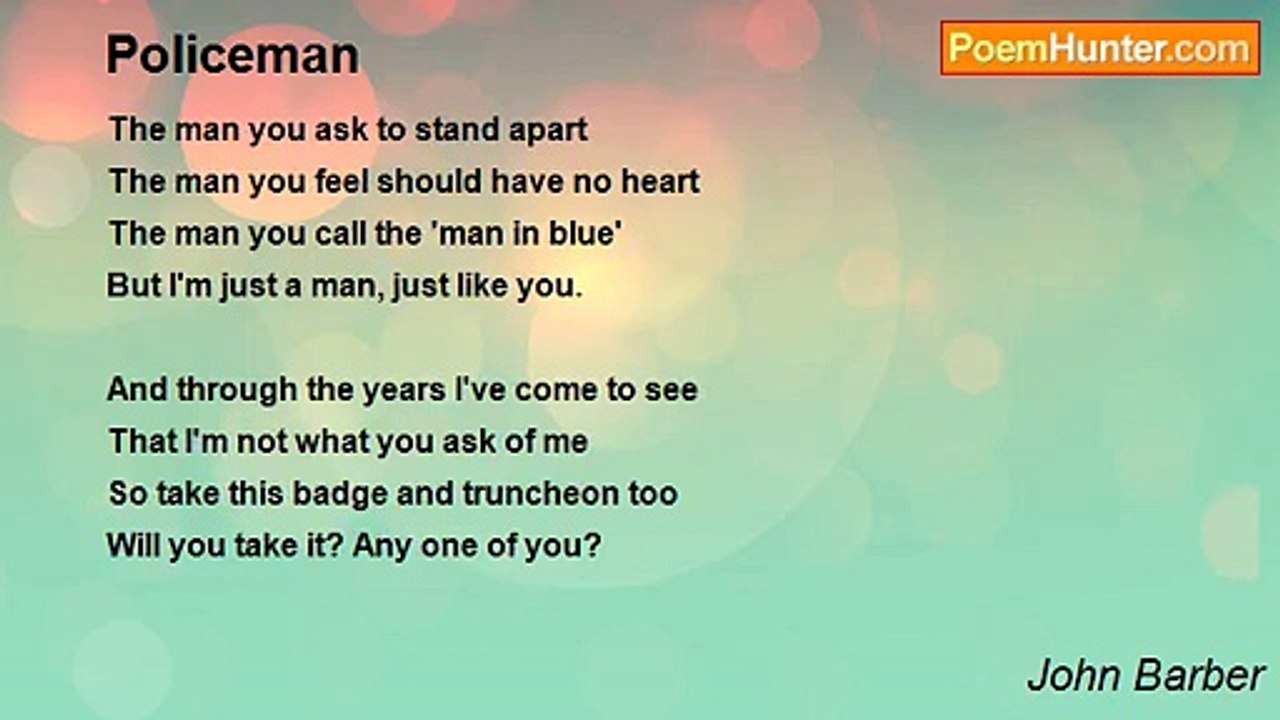John Barber - Policeman