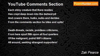 Zak Pearce - YouTube Comments Section