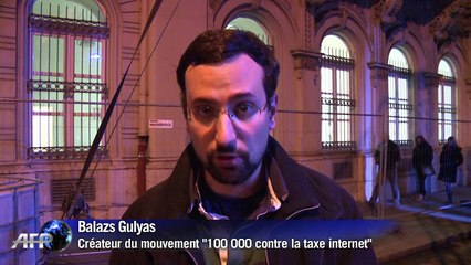 Hongrie: nouvelle manifestation contre la taxe internet