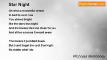 Nicholas Mulrooney - Star Night