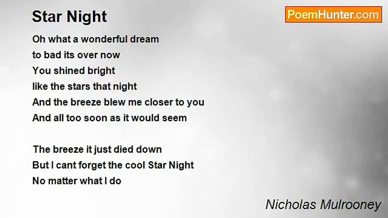 Nicholas Mulrooney - Star Night