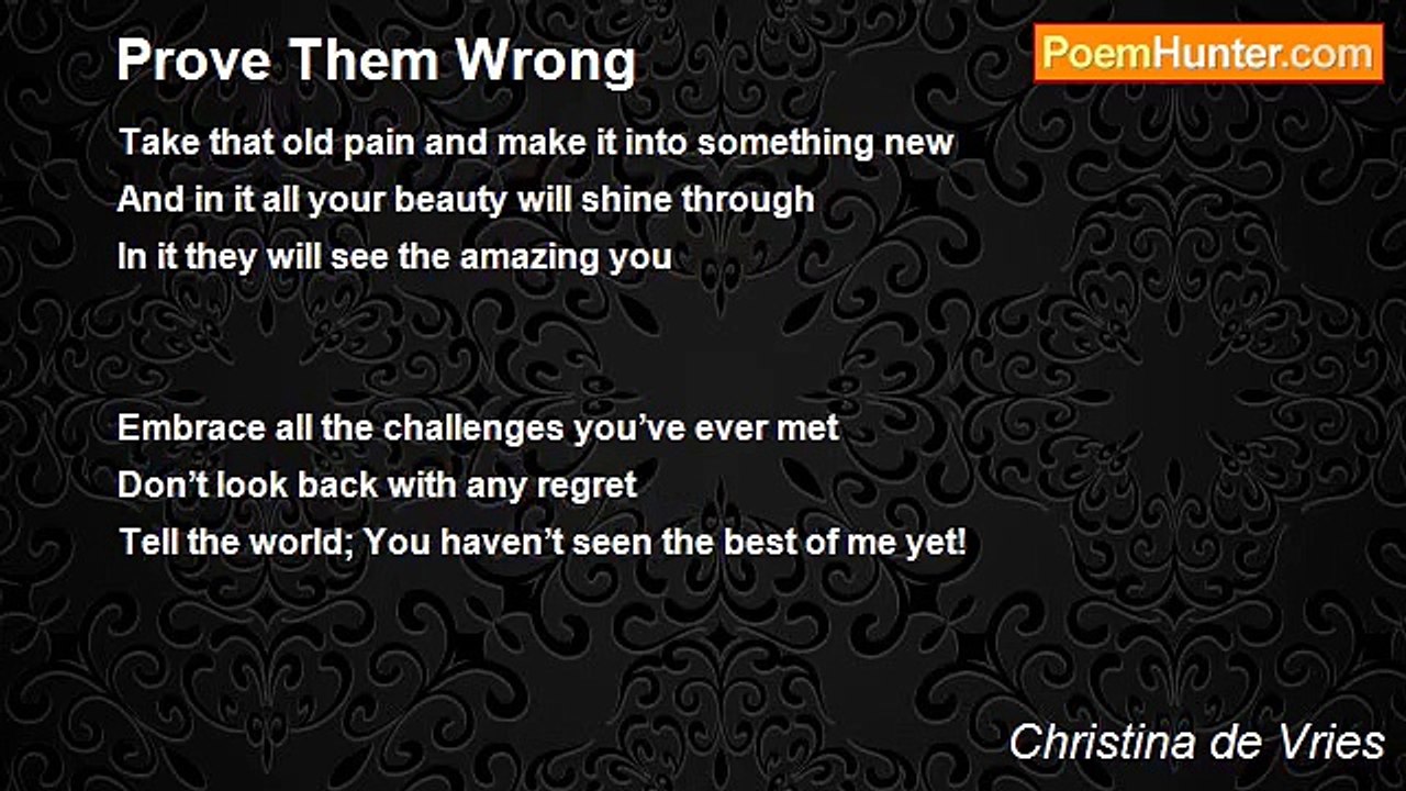 Christina de Vries - Prove Them Wrong