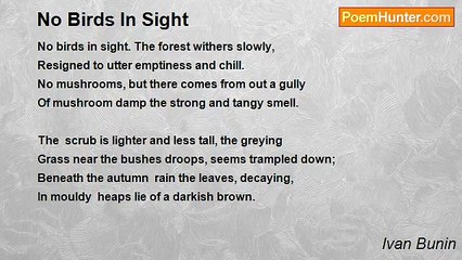 Ivan Bunin - No Birds In Sight