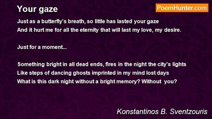 Konstantinos B. Sventzouris - Your gaze
