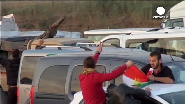 En route for Syria: Kurdish Peshmerga forces arrive in Turkey