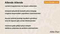 Attila İlhan - Allende Allende