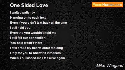Mike Wiegand - One Sided Love