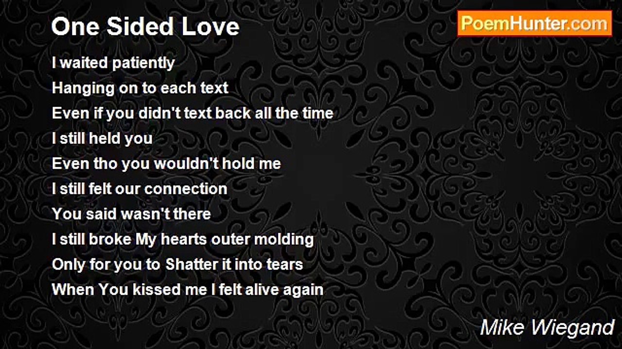 Mike Wiegand - One Sided Love