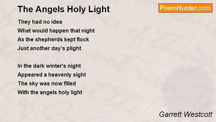 Garrett Westcott - The Angels Holy Light