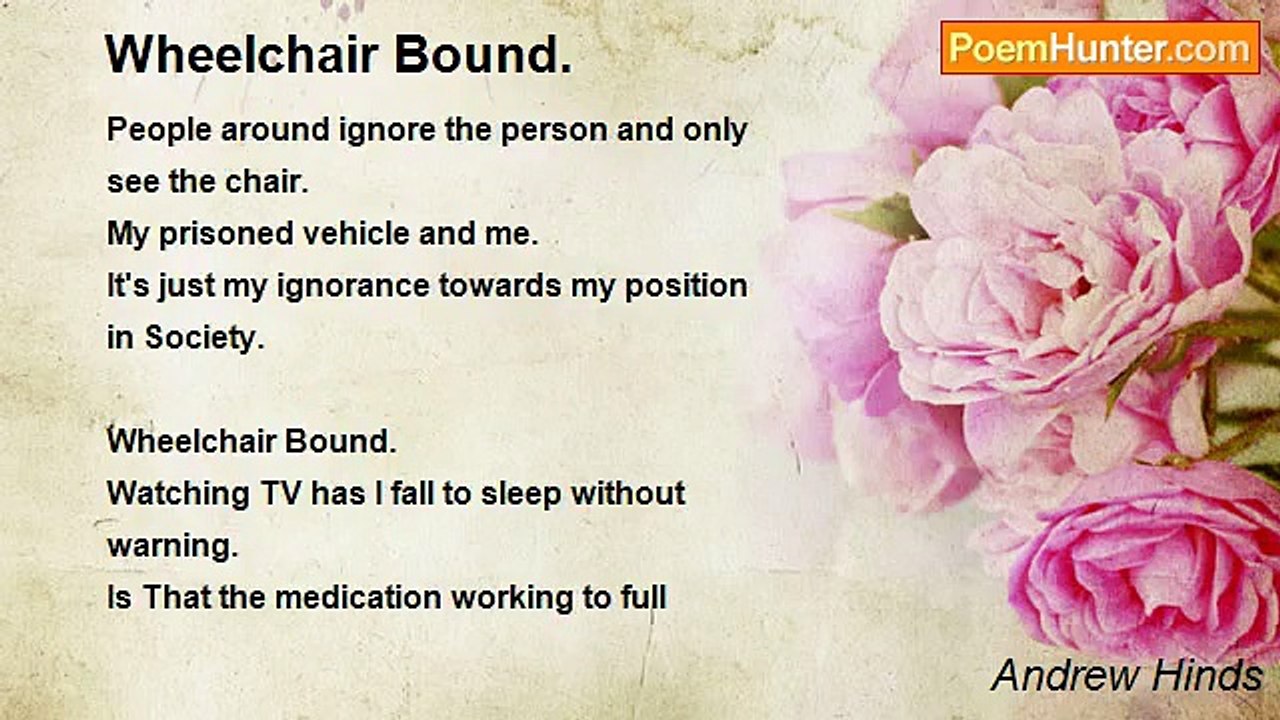 Andrew Hinds - Wheelchair Bound.