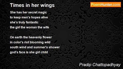Pradip Chattopadhyay - Times in her wings