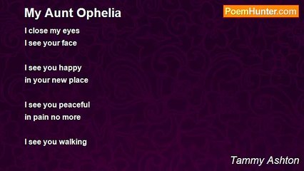 Tammy Ashton - My Aunt Ophelia