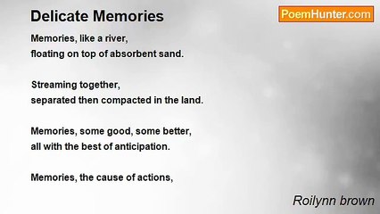 Roilynn brown - Delicate Memories