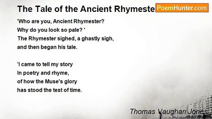 Thomas Vaughan Jones - The Tale of the Ancient Rhymester