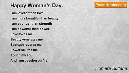 Celebrating Women’s Day with Humera Sultana’s Empowering Message 🌸